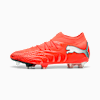 FUTURE 9 ULTIMATE FG Football Boots Unisex, Glowing Red-PUMA White-PUMA Black-PUMA Silver, small-IDN