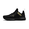 Enzo Beta Women's Trainers, Puma Black-Metallic Gold, small-SEA