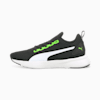 Zapatillas para jóvenes Flyer Runner, Green Flash-Puma White-Puma Black, small