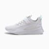 Flyer Runner V Kids' Trainers, Puma White-High Rise-Gulf Stream-Puma Black, small-SEA