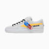 BMW M Motorsport Suede Sneakers Unisex, Silver Mist-Tangerine, small-THA