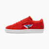 BMW M Motorsport Suede Calder Sneakers, Pop Red-Sport Yellow-Cool Cobalt, small-SEA