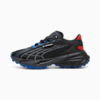 BMW M Motorsport Spirex Men's Sneakers, PUMA Black-Cool Cobalt-Pop Red, small