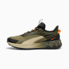 Extend Lite Trail Landslide Running Shoes Unisex, Dark Olive-PUMA Black, small-VNM