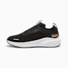 Skyrocket Lite Engineered Running Shoes Unisex, PUMA Black-PUMA Gold, small-SEA