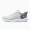 Fusion Crush Sport Wide Men's Golf Shoes, Ash Gray-Strong Gray-Fluro Green Pes, small-AUS
