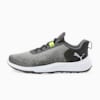 Fusion Crush Sport Wide Men's Golf Shoes, PUMA Black-Electric Lime, small-AUS