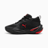 Playmaker Pro Basketball Shoes - Youth 8-16 years, PUMA Black-For All Time Red, small-AUS