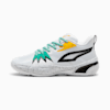 Genetics Speckle Basketball Shoes Unisex, PUMA Black-Silver Mist-Jade Frost, small-PHL