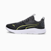 PUMA Black-Dark Coal-Yellow Burst