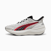 Pulse Pro Running Shoes, Feather Gray-PUMA Black-For All Time Red, small-PHL