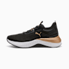 Softride Sera Laufschuhe Damen, PUMA Black-PUMA Gold, small