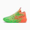 PUMA HOOPS x TMNT MB.04 LM Basketball Shoes Unisex, Fluro Green Pes-PUMA Green-Bright Aqua-Orange Glow, small-PHL