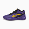 The Dagger Basketball Shoes Unisex, PUMA Black-Team Violet, small