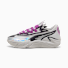 Scoot Zeros II Sterling Basketball Shoes - Youth 8-16 years, Feather Gray-Wild Berry, small-AUS