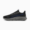 Flexfocus Lite Modern Woven Running Shoes, PUMA Black-Vivid Blue, small-PHL