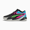 PUMA Black-Fluro Pink Pes