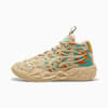 MB.04 Flare Basketball Shoes - Youth 8-16 years, Light Sand-Aquatic-Orange Glo, small-AUS