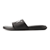 Popcat Slide Unisex Sandals, black-black-white, small-AUS