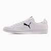 Smash Cat Leather Trainers, Puma White-Blue Depths, small-VNM