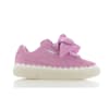 Girls Suede Heart Rubberized Sneakers, Orchid-Whisper White, small-SEA