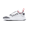 Evolution TSUGI Jun Sport Stripes Trainers, Puma White-Peacoat-Ribbon Red, small-SEA