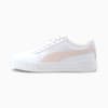 รองเท้ากีฬาผู้หญิงวัสดุหนัง Carina, Puma White-Rosewater-Rosewater, small-THA