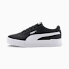 Carina Leather Women's Trainers, Puma Black-Puma White-Puma White, small-SEA