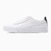 Carina Leather Women's Trainers, Puma White-Puma White-Rosewater, small-SEA