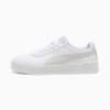 Carina Leather Women's Trainers, PUMA White-Feather Gray, small