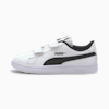 Smash V2 Garment Wash Kids' Trainers, Puma White-Puma Black, small-SEA