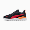 Anzarun Lite Youth Trainers, New Navy-For All Time Red-Orange Glo, small