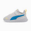 Anzarun Lite Babies' Trainers, Puma White-Dresden Blue-Dandelion, small