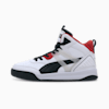 Backcourt Mid Trainers, Puma White-Puma Black-High Risk Red-Puma Silver, small-SEA