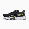 Sepatu Latihan Pria PWRFRAME, Puma Black-CASTLEROCK-Lime Squeeze, small-IDN