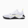 PUMA White-PUMA Black-Yellow Burst