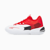 Puma White-High Risk Red