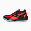 Rise NITRO Basketball Shoes, PUMA Black-For All Time Red, small-PHL