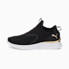 Remedie Slip-On Training Shoes Women, Puma Black-Puma White-Puma Team Gold, small-PHL