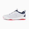 FUSION Pro Golf Shoes Men, PUMA White-PUMA Navy-For All Time Red, small-SEA