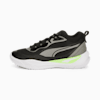 Playmaker Pro Basketball Shoes, PUMA Black-Fizzy Lime, small-PHL