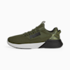 Retaliate 2 Camo Unisex Running Shoes, Green Moss-PUMA Black-Feather Gray, small-AUS