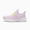 Softride Enzo Evo Slip-On Shoes - Youth 8-16 years, Grape Mist-Electric Lime-PUMA White, small-AUS