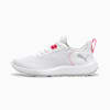 Fusion Crush Sport Golf Shoes Youth, PUMA White-Garnet Rose, small-SEA