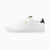 Shuffle Perforated Trainers, Puma White-Puma Team Gold-Peacoat, small-PHL