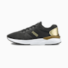Rose Metallic Pop Women's Sneakers, Puma Black-Puma Team Gold, small-NZL