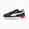 Graviton AC sneakers kinderen, Peacoat-Puma White-High Risk Red, small
