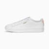 Vikky v3 Leather Women's Trainers, PUMA White-Rose Dust-PUMA Gold, small