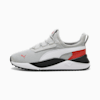 Cool Light Gray-PUMA White-Red Fire