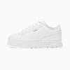 Mayze Leather Sneakers - Kids 4-8 years, Puma White-Puma Team Gold, small-NZL